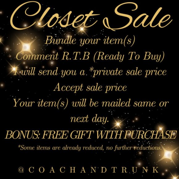HUGE CLOSET SALE GOING ON UNTIL AUG 26. 2024 - Picture 2 of 2